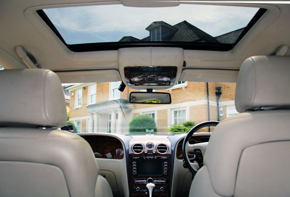 Bentley Continental Flying Spur Chauffeur Car Interior