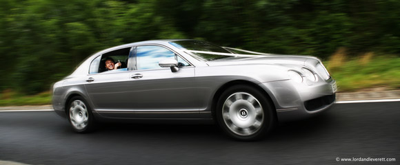 Hire the Bentley Continental Flying Spur wedding car Bentley Flying Spur wedding car hire