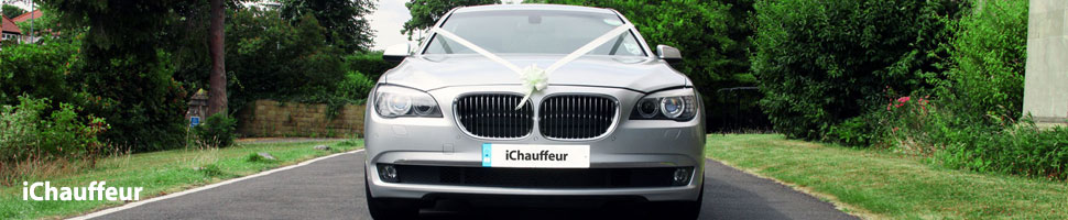 BMW wedding car chauffeur