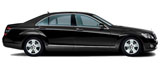 Mercedes S Class Chauffeur Car in black