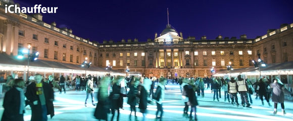 Ice skating in London