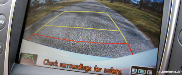 Lexus GS 450h hybrid rear reversing safety camera Lexus GS 450h safety