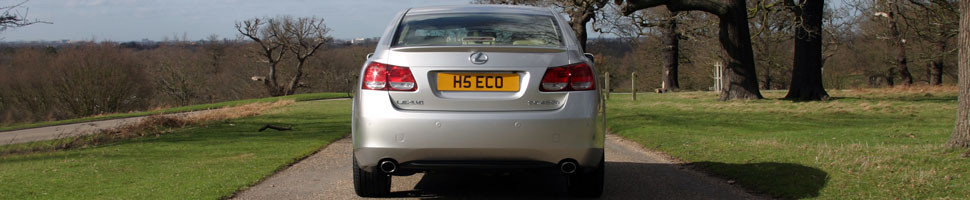 Lexus Hybrid Eco wedding car rear