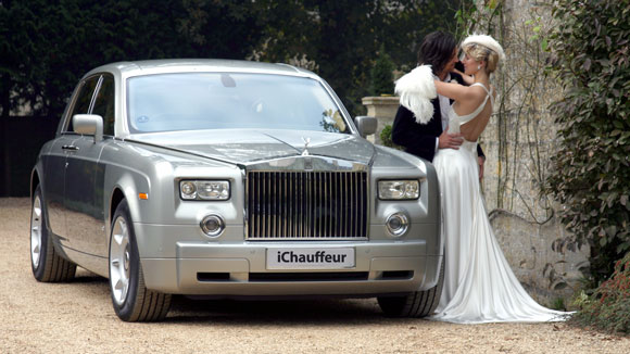 The RollsRoyce Phantom wedding car The best wedding car in the world