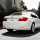 Rear quarter view of BMW