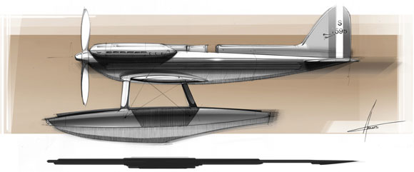 Rolls-Royce powered S6B aircraft