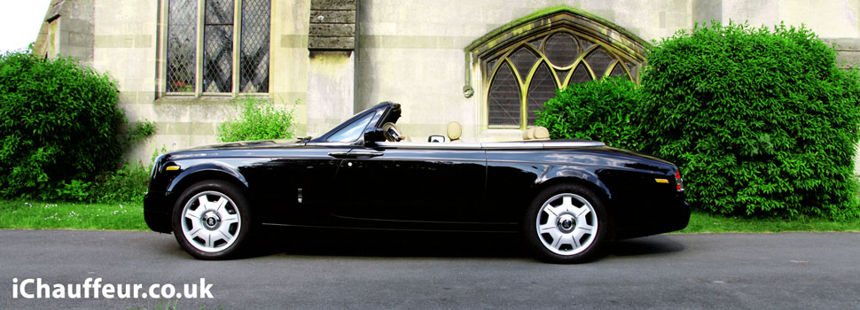 RollsRoyce Phantom Drophead Coup wedding car