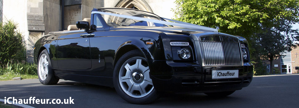 RollsRoyce Phantom Drophead Coup wedding car