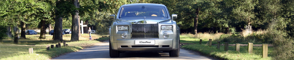 Rolls-Royce Phantom chauffeur car front view