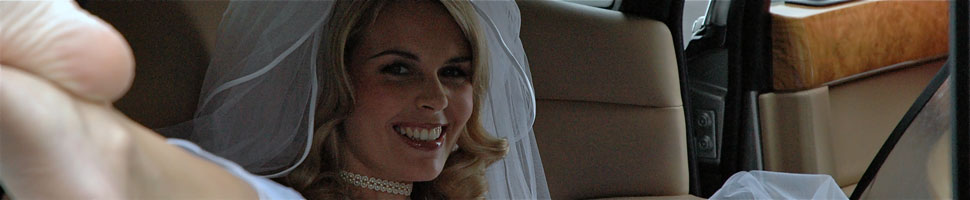 Rolls-Royce Phantom wedding car smile