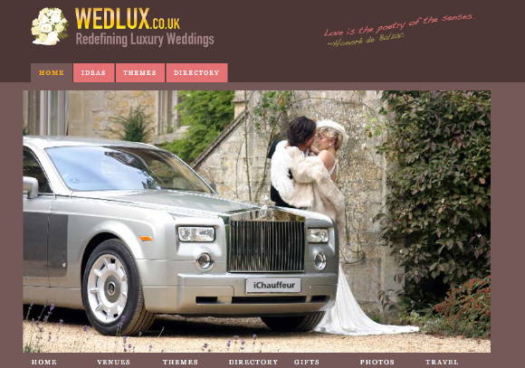 Spotlighting iChauffeur's RollsRoyce Phantom wedding car in the Luxury 