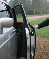 Chauffeur Etiquette - opening the door for a passenger