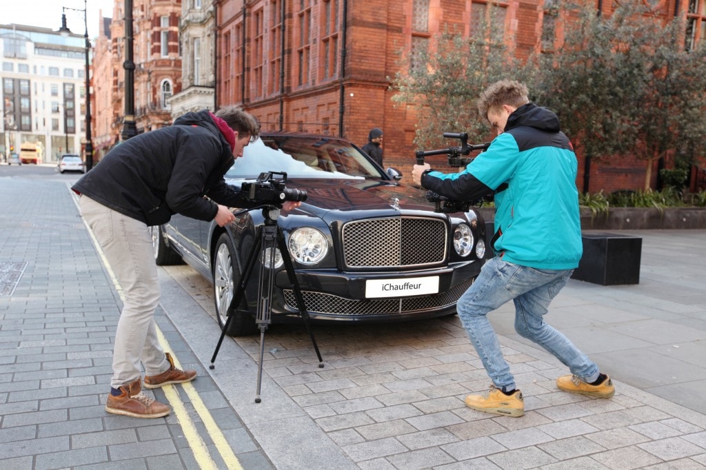 Bentley Mulsanne filming