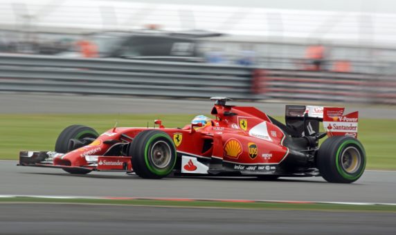 Ferrari at British Grand Prix, Silverstone