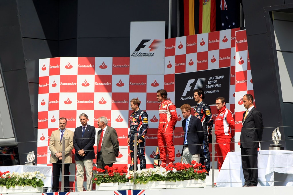 F1 Podium at Silverstone