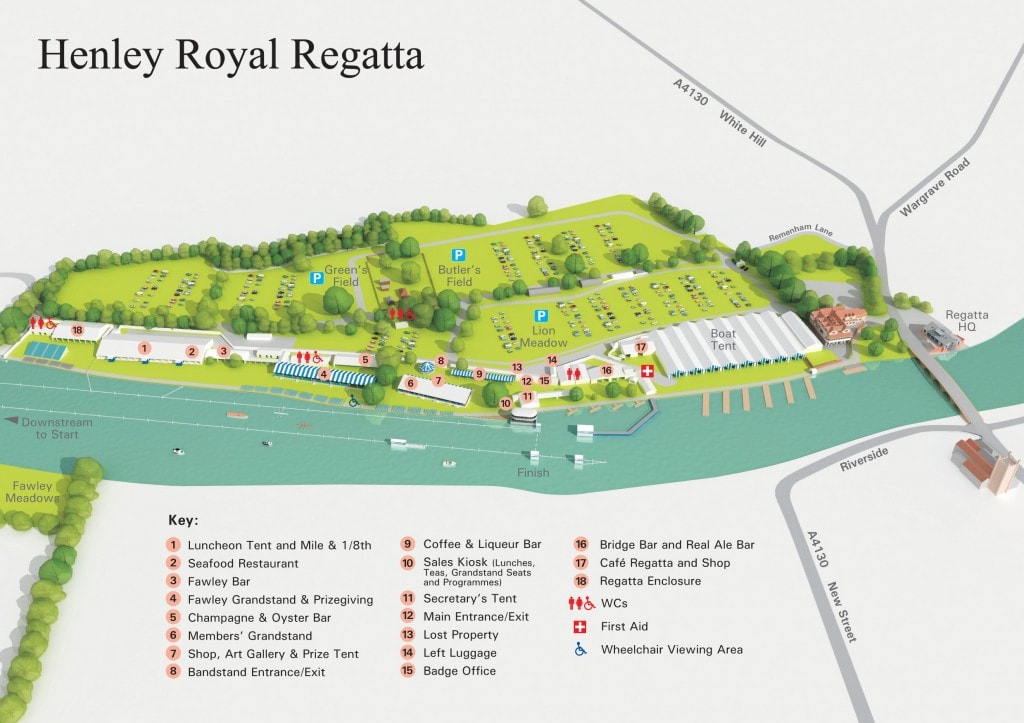 Henley Royal Regatta Site Plan