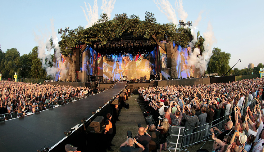 Barclaycard’s British SummerTime stage