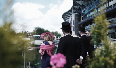Race goers at Royal Ascot