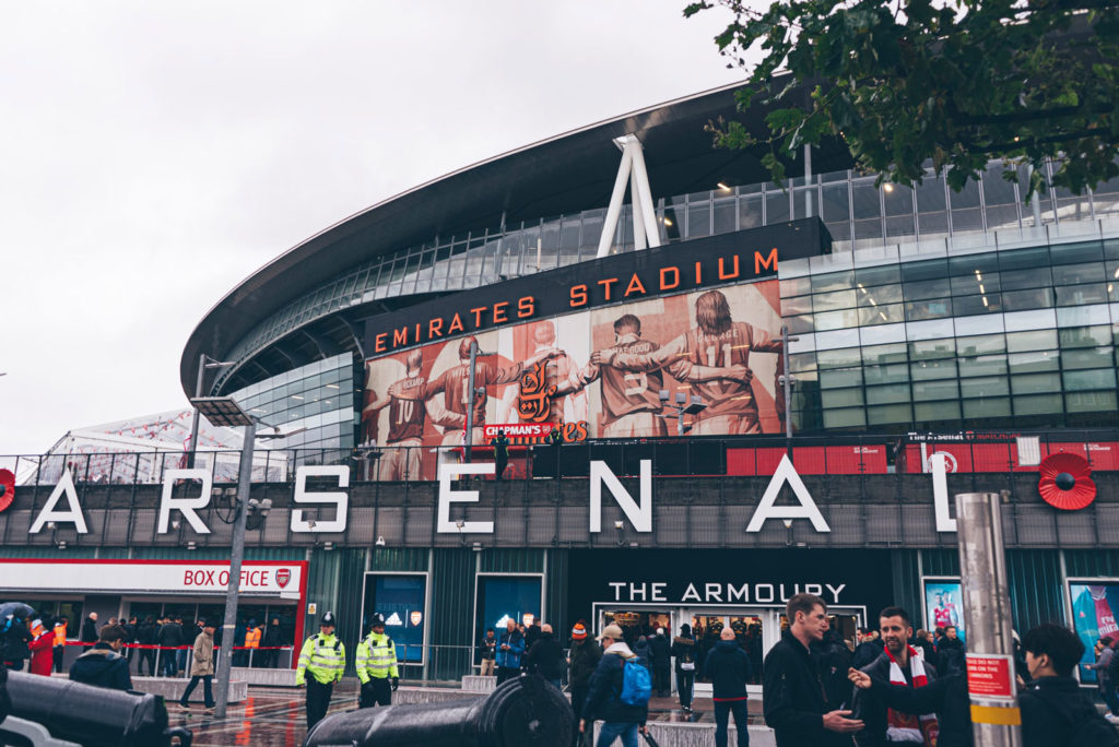 Football stadium emirates arsenal