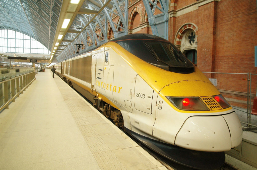 Eurostar London train