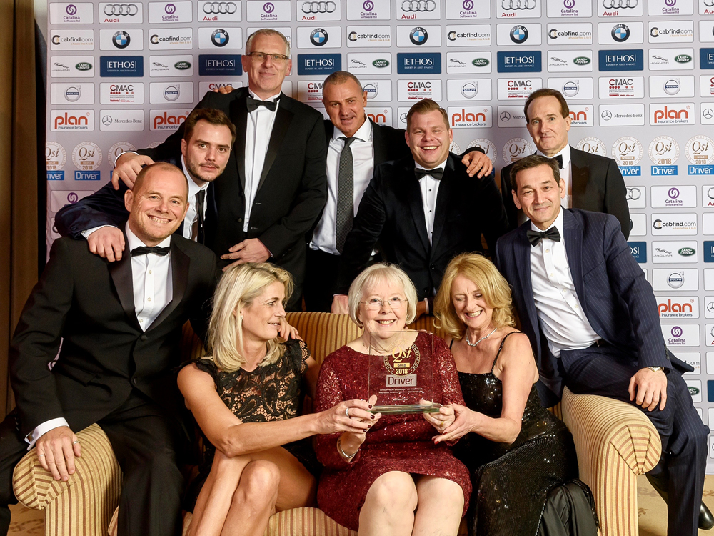 iChauffeur winning Gold chauffeur award