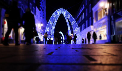 Christmas lights in London