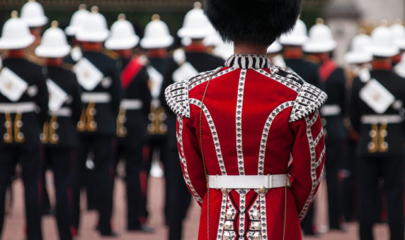 Military band in London