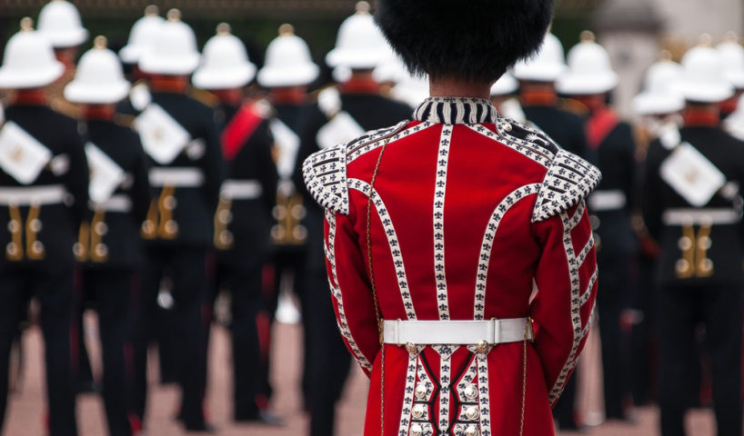 Military band in London
