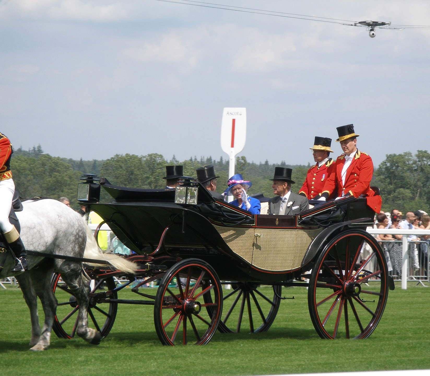 Royal carriage at Royal Ascot
