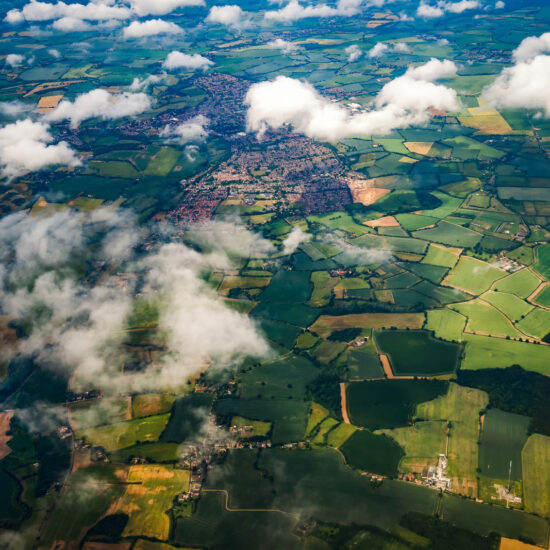 Stansted Airport landscape