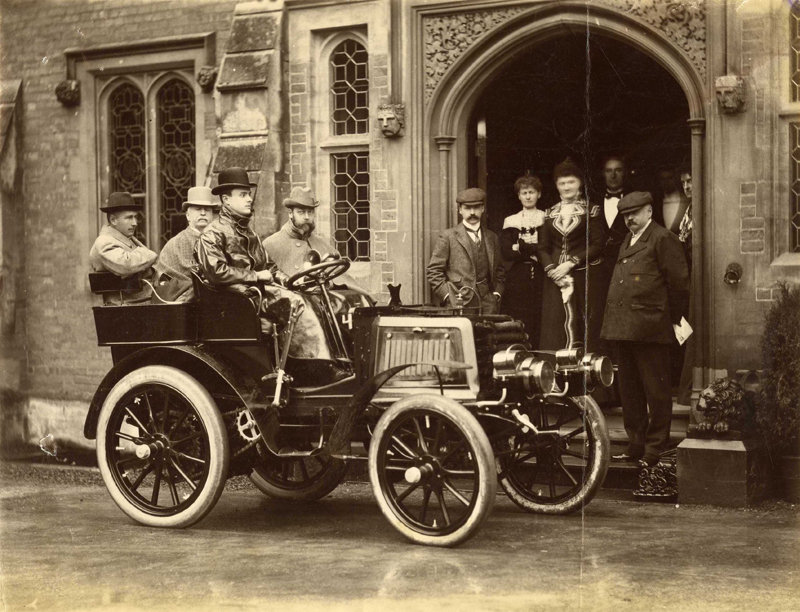 C.S. Rolls chauffeuring George V