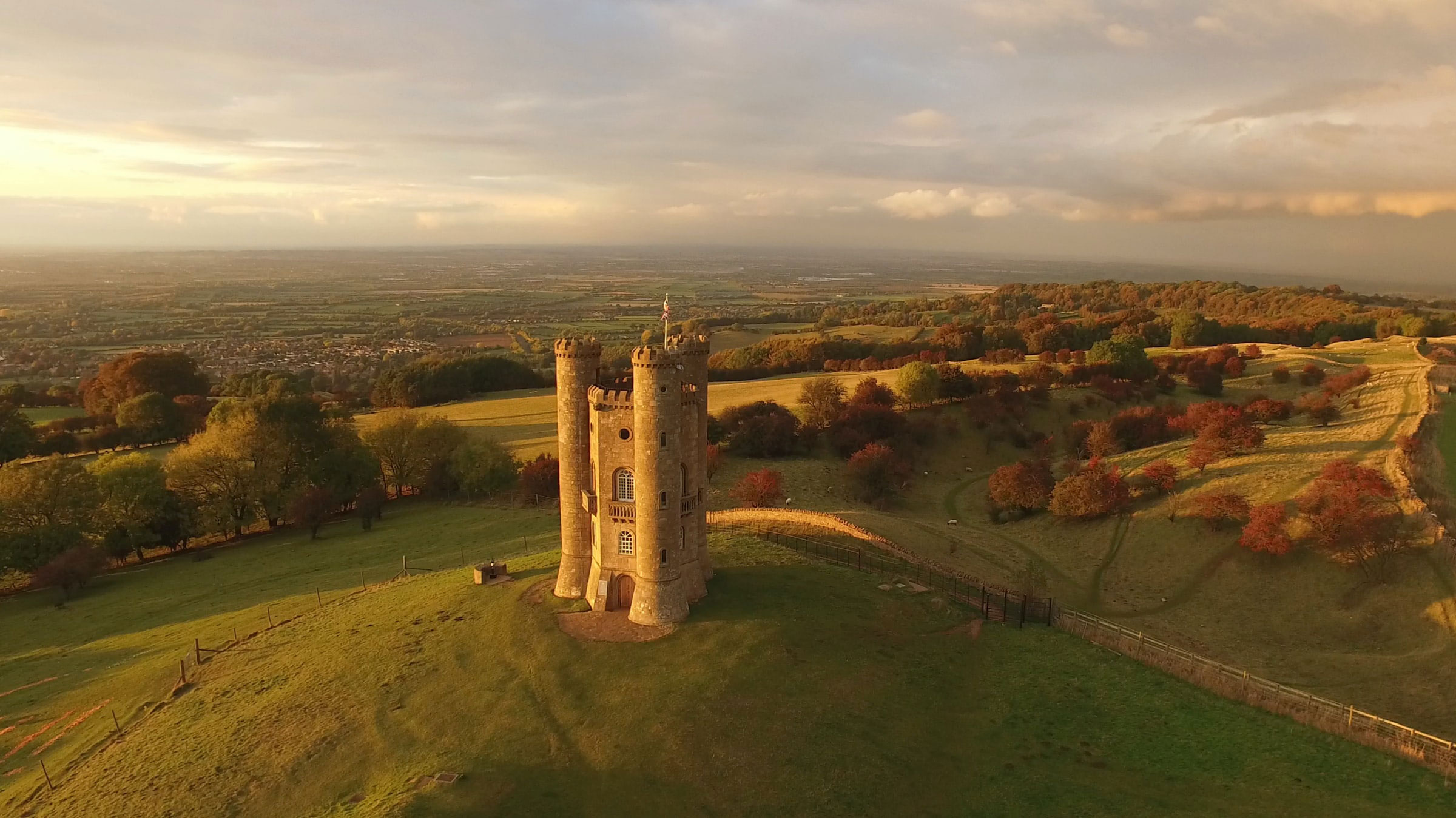 Broadway Tower in the Cotswolds, England