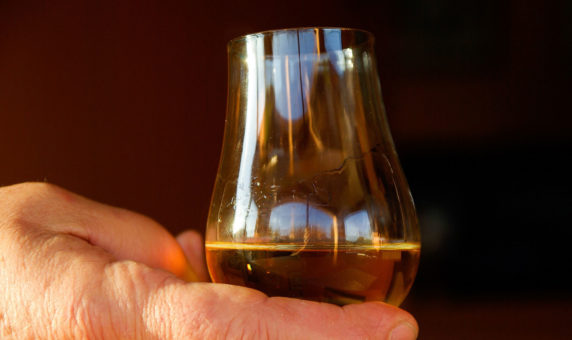 Scottish Whisky Dram at Distillery Tour