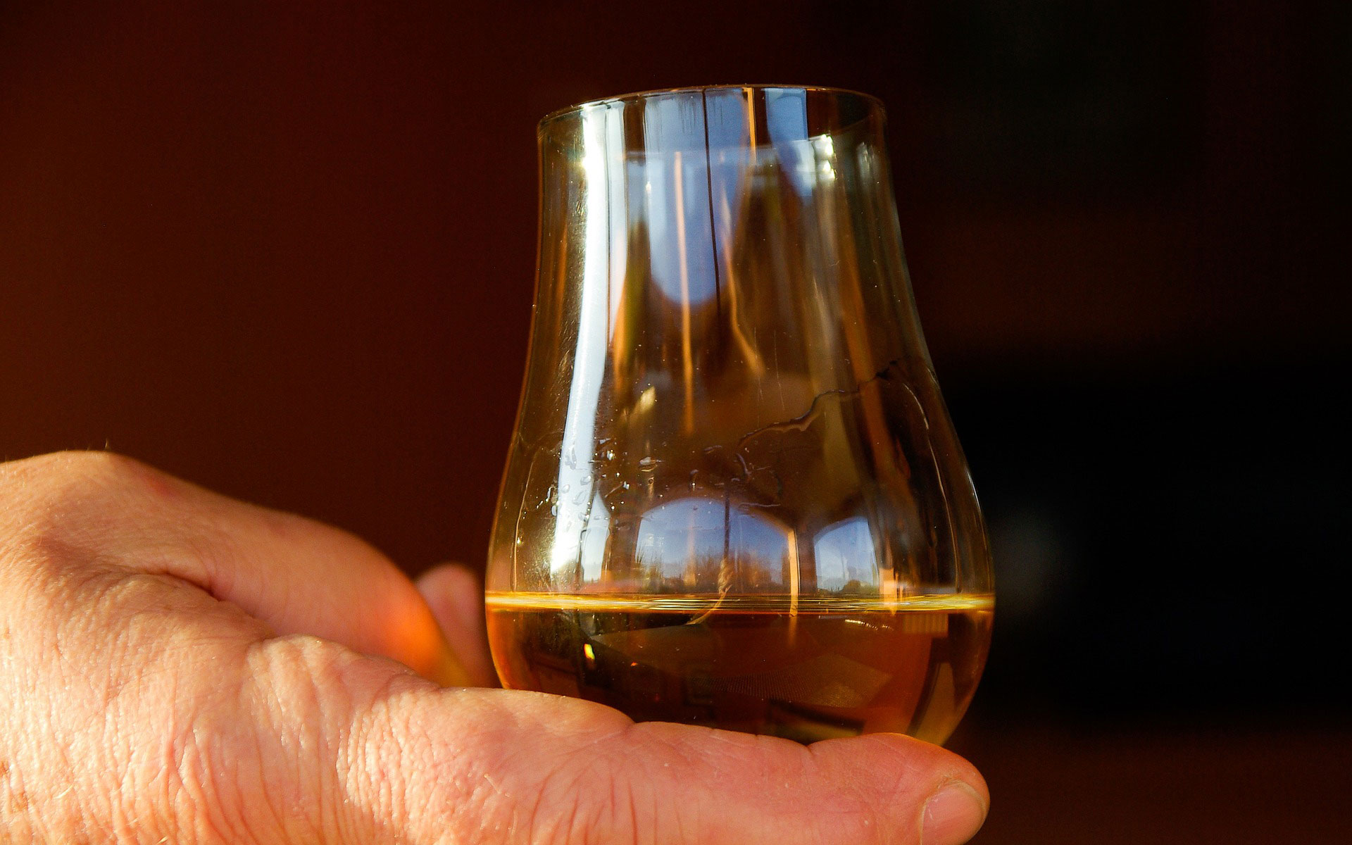 Scottish Whisky Dram at Distillery Tour