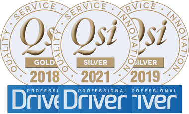 Best Chauffeur Company 2018, 2019, 2021 QSi Pro Driver Awards