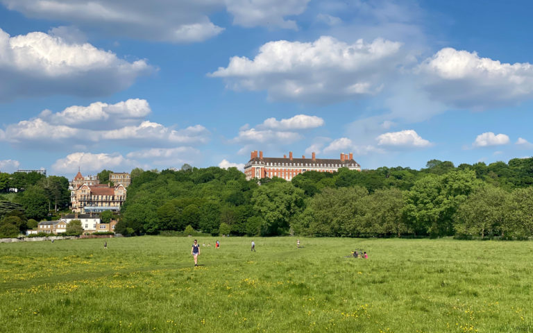 Richmond Riverside looking towards Richmond Hill