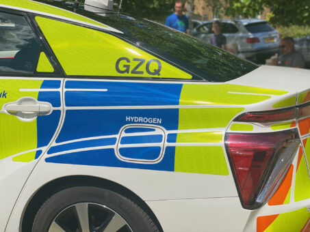 Hydrogen powered Met Police car