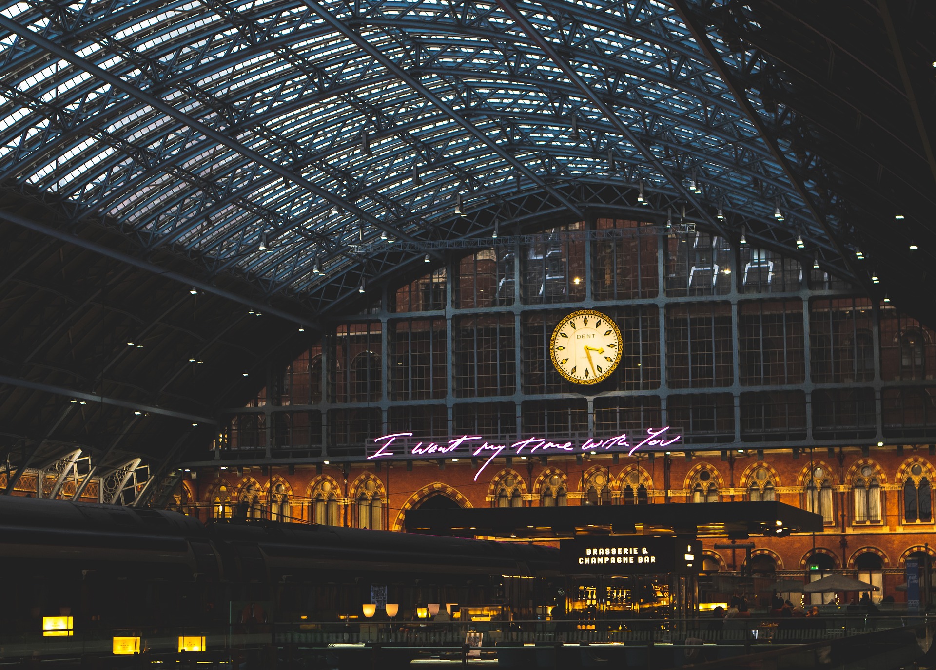 St Pancras railway station