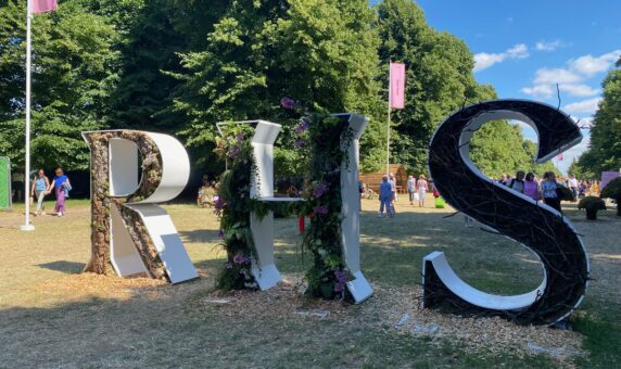 RHS floral display at Hampton Court Palace Garden Festival
