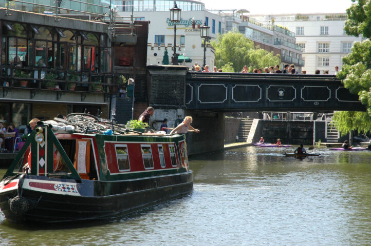 Camden lock in Camden Town