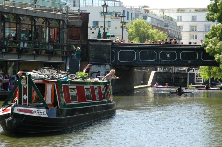 Camden lock in Camden Town