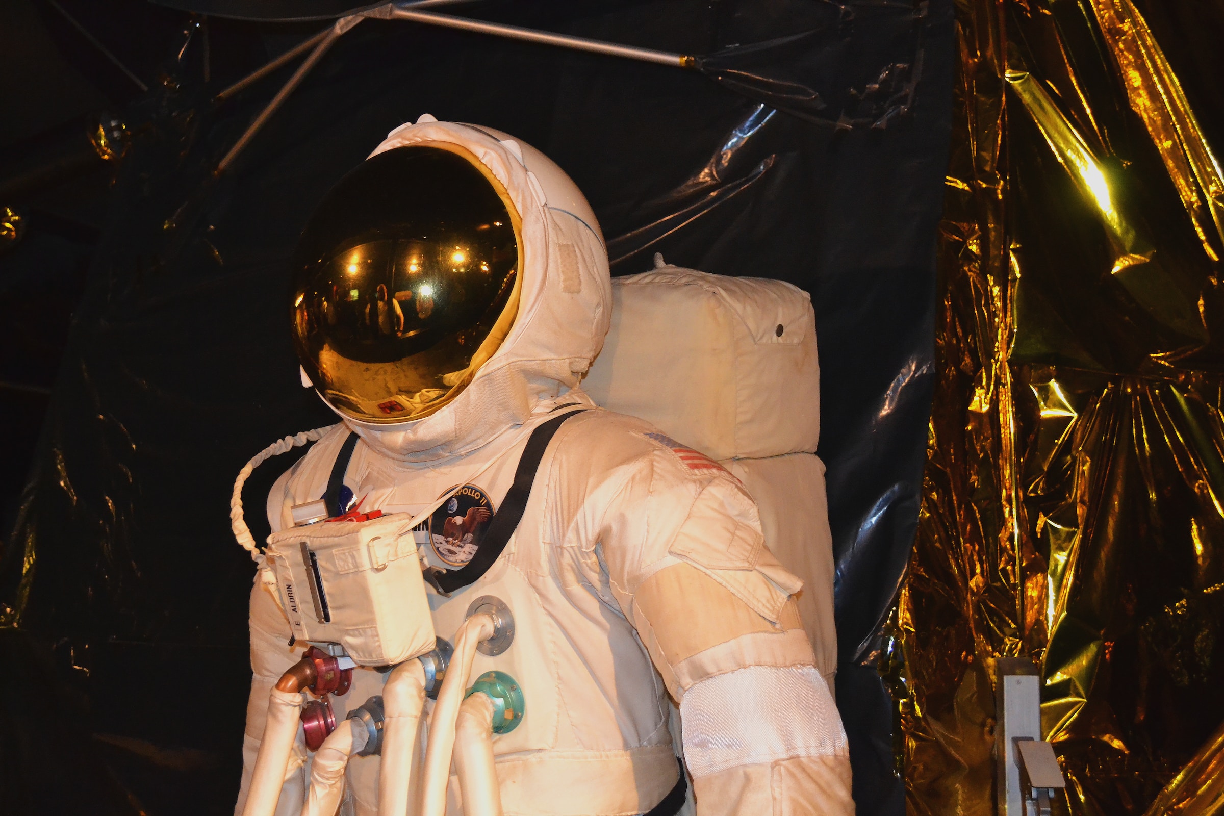 Astronauts suit on display at Science Museum