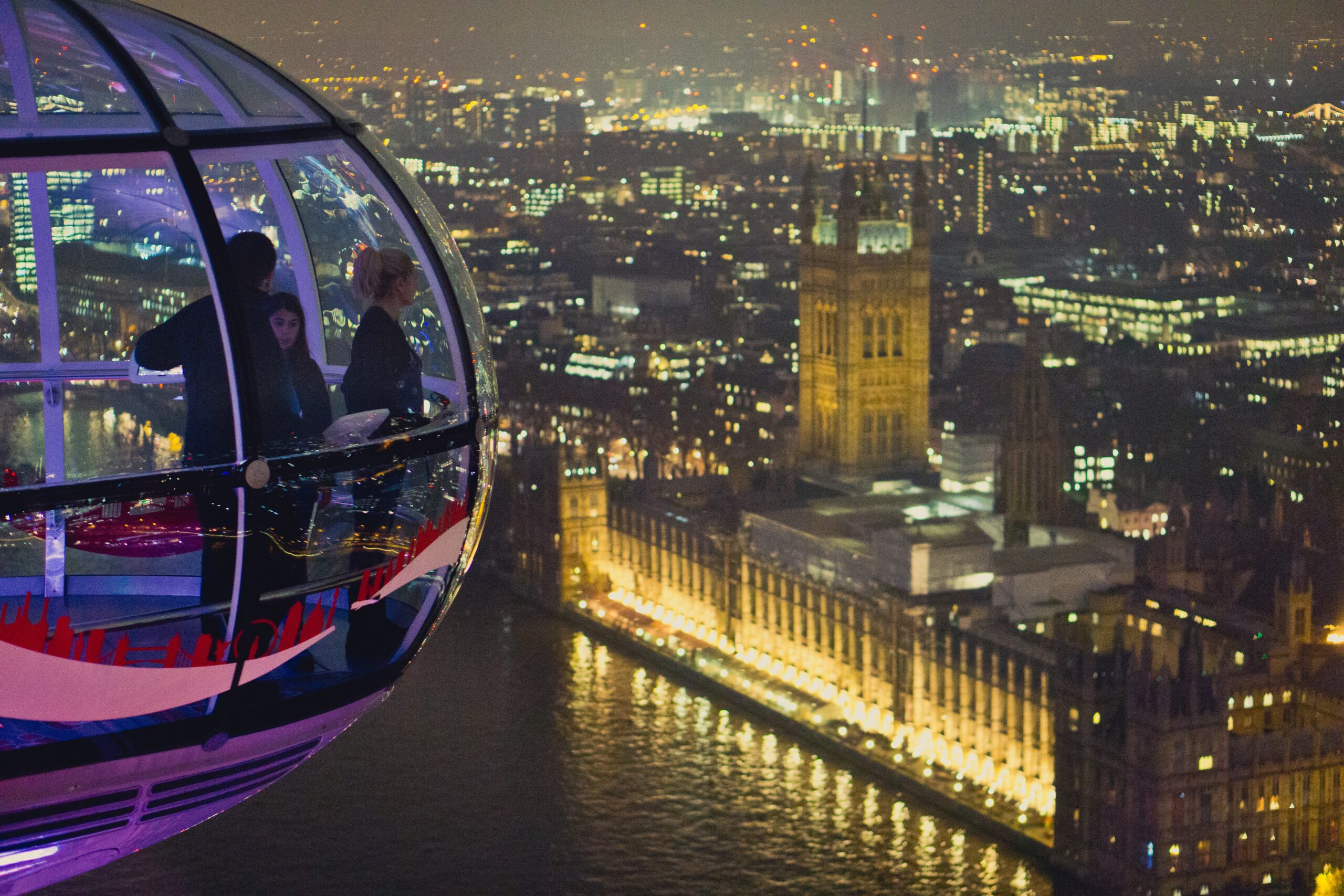 London Eye view over London