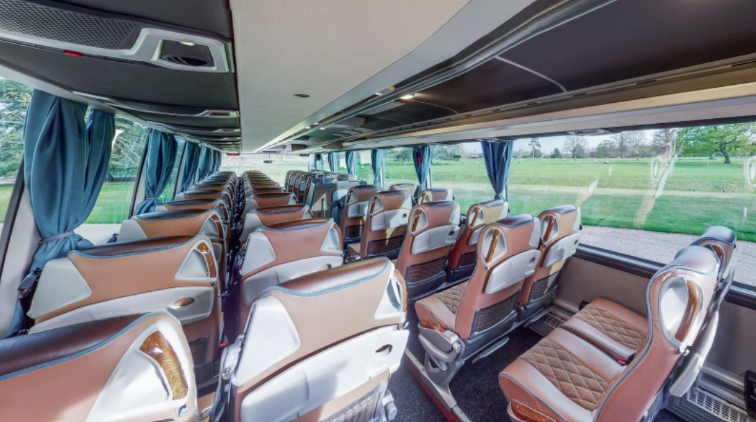 50 seater coach interior
