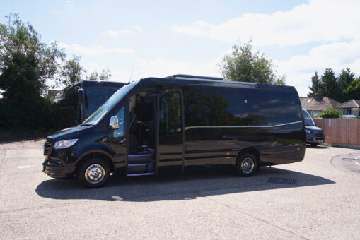 Mercedes 11-seater minibus side