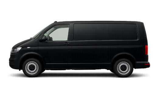 VW Transporter van in black